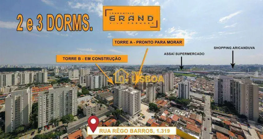 Apartamento com 2 dormitórios à venda, 52 m² por R$ 460.000,00 - Vila Antonieta - São Paulo/SP
