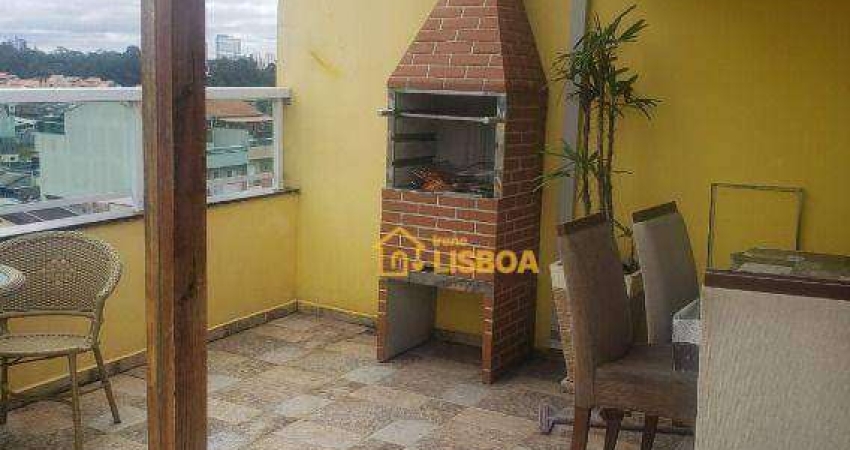 Cobertura com 3 dormitórios à venda, 98 m² por R$ 375.000 - Jardim Alvorada - Santo André/SP
