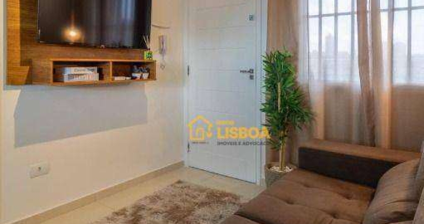 Apartamento com 2 dormitórios, 38 m² - venda por R$ 275.600,00 ou aluguel por R$ 3.570,00 - Vila Guilhermina - São Paulo/SP