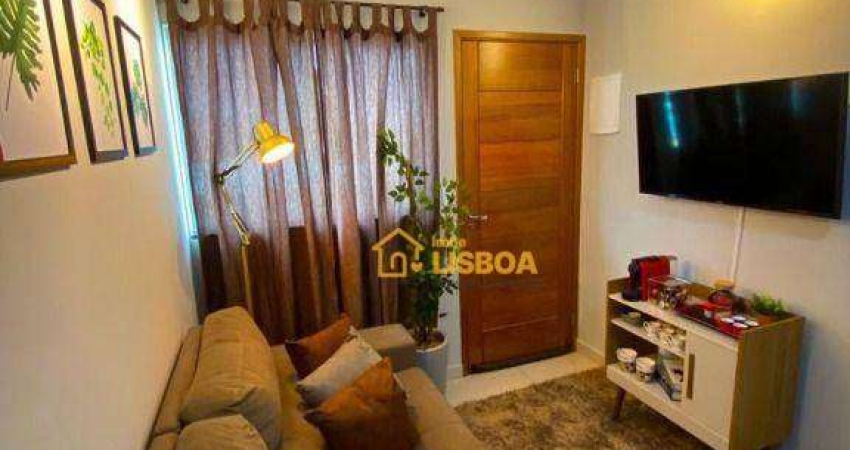 Apartamento com 1 dormitório, 38 m² - venda por R$ 268.180 ou aluguel por R$ 3.570/mês - Vila Guilhermina - São Paulo/SP