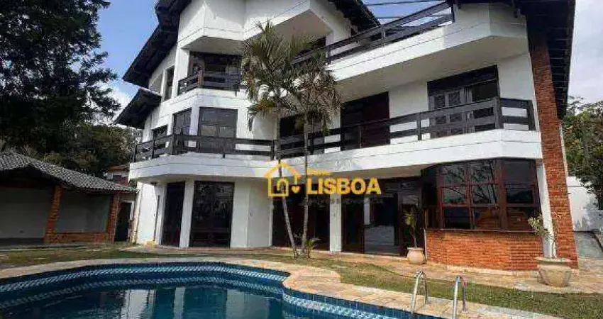 Casa com 3 dormitórios, 400 m² - venda por r$ 1.800.000 ou aluguel por r$ 16.000/mês - jardim samambaia i - mairiporã/sp