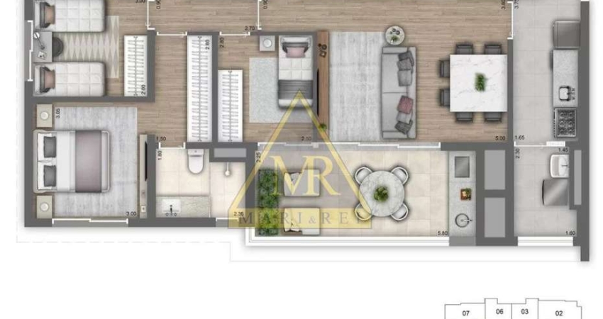 Apartamento com 3 quartos à venda na Rua Gregório Serrão, 232, Vila Mariana, São Paulo