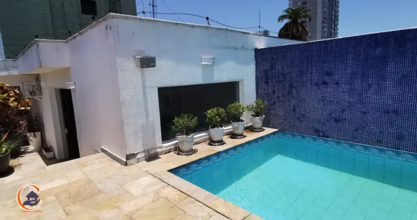 COBERTURA DÚPLEX - 200m - SUÍTE MASTER COM CLOSET - PISCINA- GONZAGA SANTOS