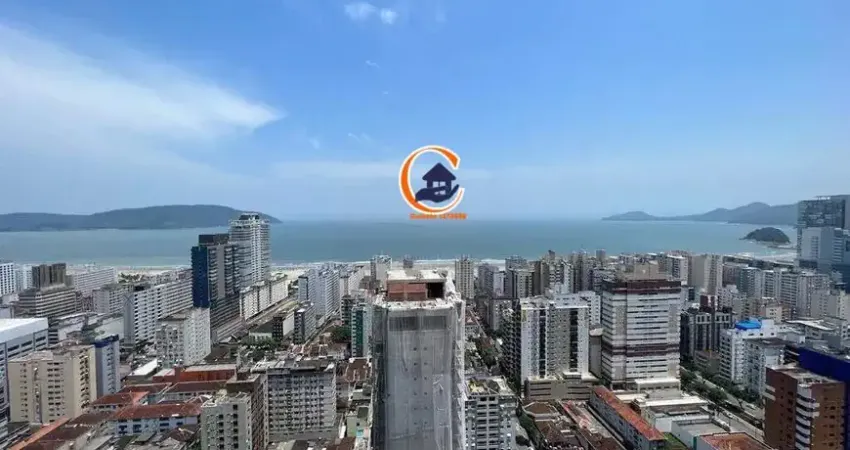 Cobertura  alto padrão vista mar  para locação - Gonzaga - Santos