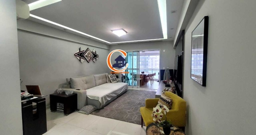 Apartamento em edifício alto padrão - quadra praia - aparecida  santos - 2 suítes - 2 vagas