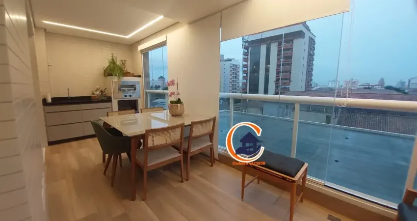 Apartamento recém entregue próximo a  praia - aparecida - 2 suítes - 2 vagas e lazer