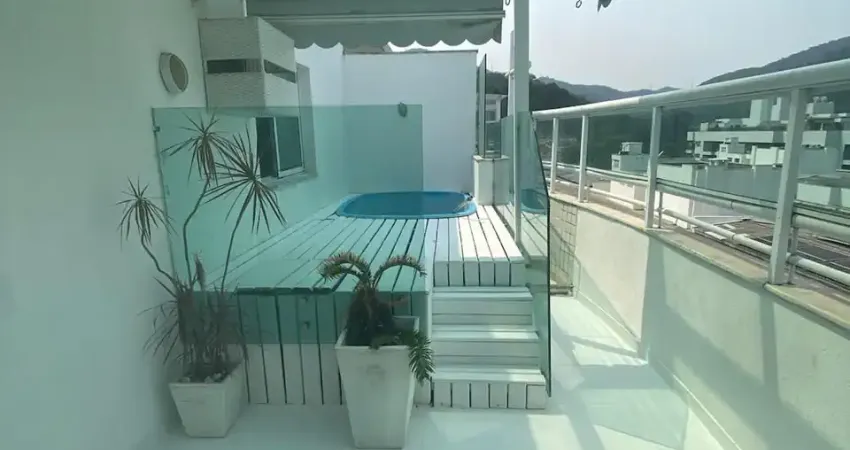 Cobertura 3 quartos, 2 suítes, piscina, churrasqueira, varanda, 120m²