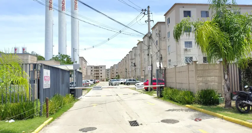 Apartamento no cabuçu de baixo campo grande rj, próximo ao park shopping, 2 quartos, vaga de garagem, fácil acesso ao brt do mato