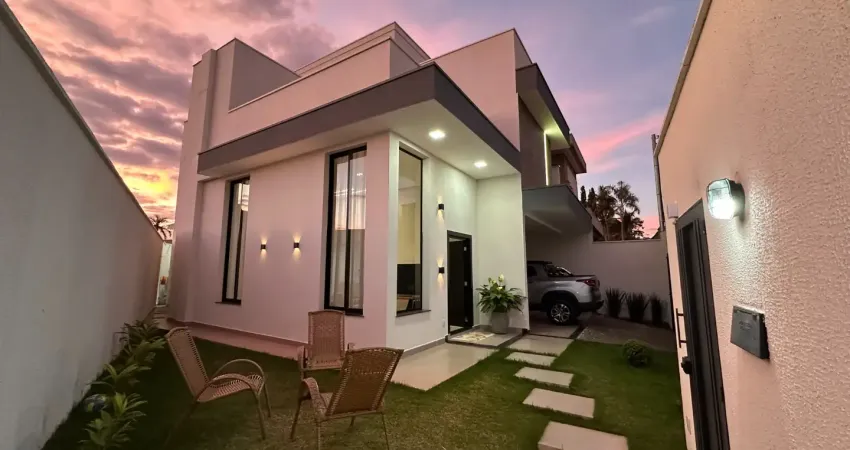 Sobrado 3 suítes com fino acabamento e localização privilegiada no Morada da Colina