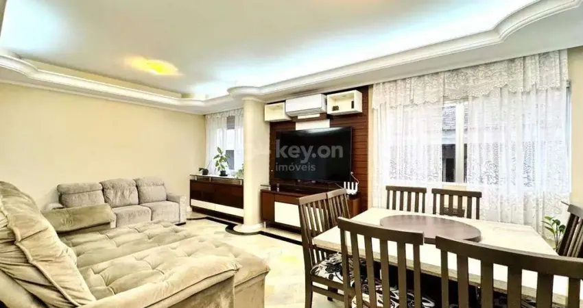 Apartamento semi-mobiliado de 3 quartos no edifício zandavalle - centro de tubarão