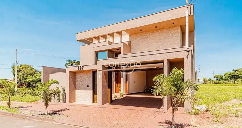 Casa alto padrão semi mobiliada à venda, jardim porto alegre, toledo/pr