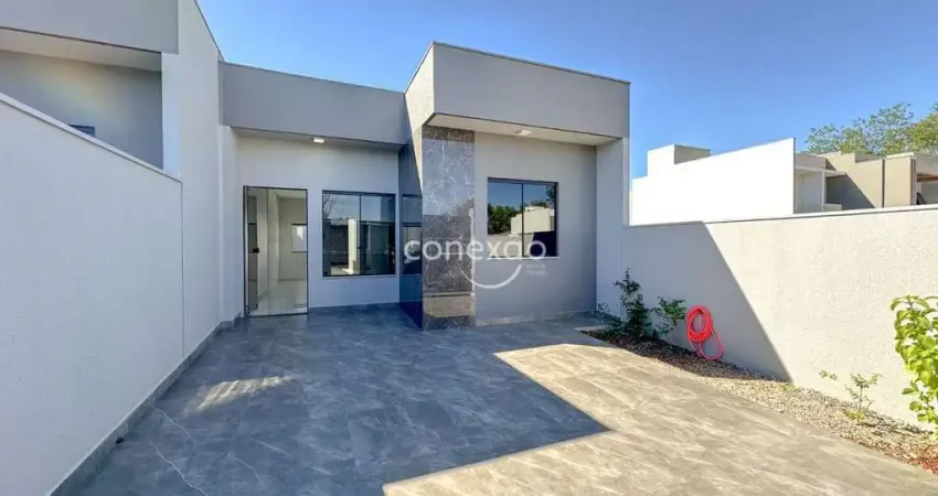 Casa à venda com 1 suíte + 2 quartos, fundos com edícula, jd. pancera - toledo/pr