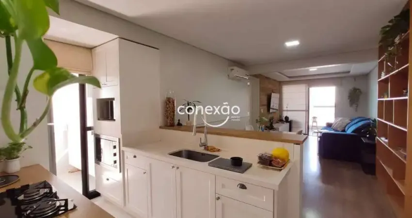 Apartamento semimobiliado para locação, 1 suíte + 1 quarto, jd. gisela - toledo/pr