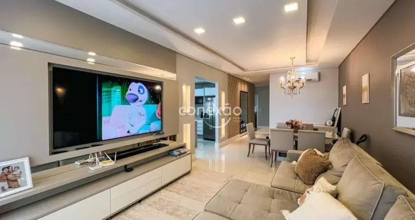 Apartamento mobiliado com 03 vagas de garagem à venda, vila industrial, toledo/pr