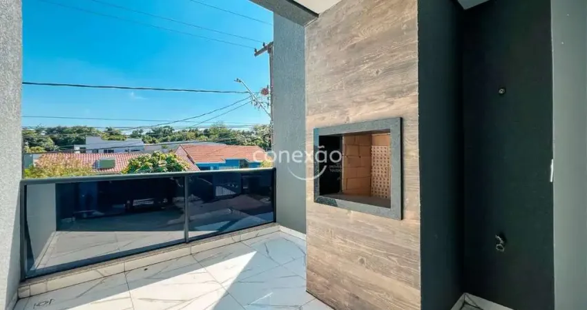 Apartamento à venda com 1 suíte + 1 quarto, jardim gisela, toledo/pr