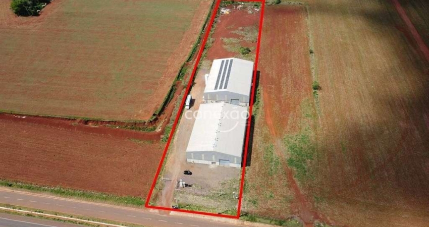 Área Industrial com 2 Barracões à venda na BR 163 - TOLEDO/PR