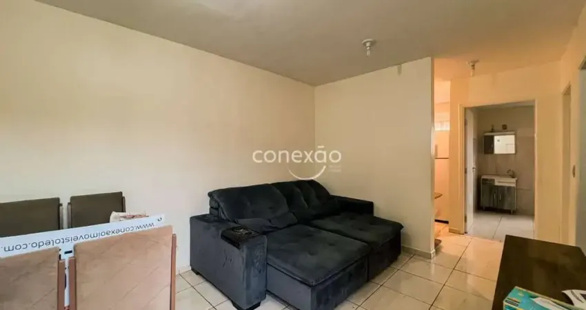 Apartamento para locação com 2 quartos mobiliado, jardim são franciso, toledo/pr