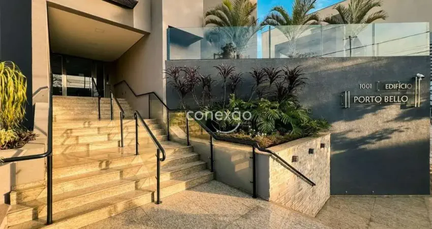 Apartamento semimobiliado para venda com 1 suíte + 2 quartos, centro - toledo/pr