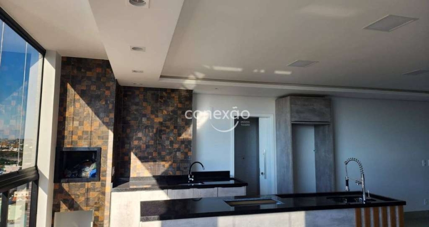 Apartamento para locação vista lago com 1 suíte + 2 quartos, CENTRO - TOLEDO/PR