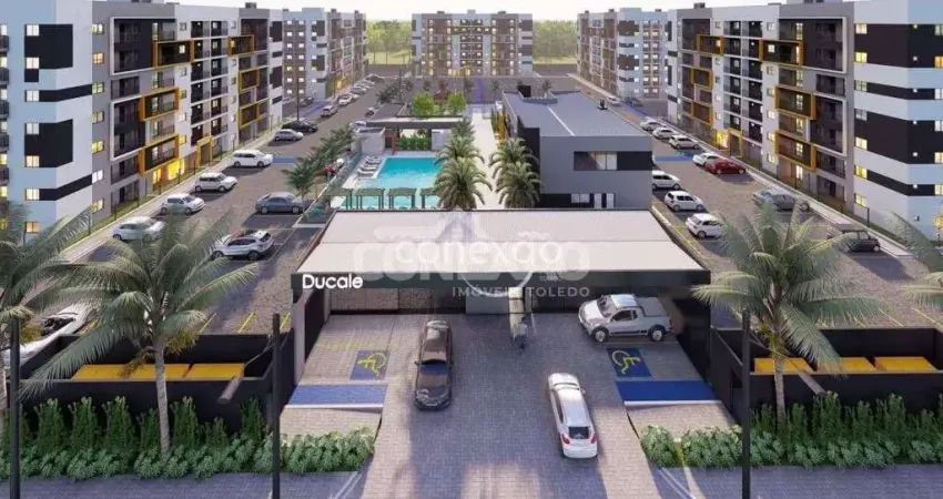 Apartamento com 2 quartos à venda, residencial ducale, com home clube, tocantins, toledo/pr