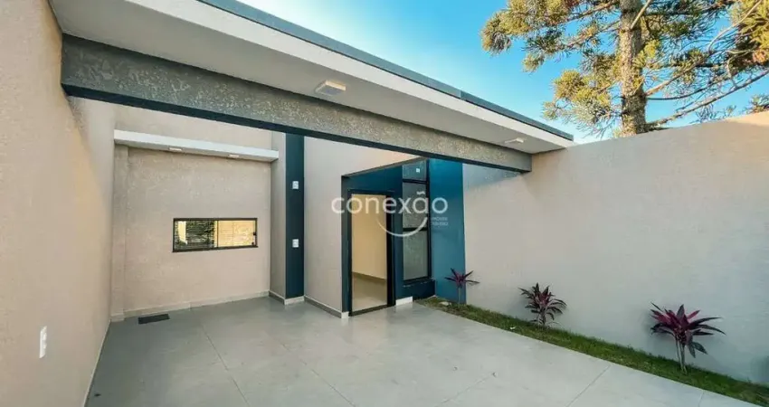 Casa a venda com 1 suíte + 2 quartos, jd. concórdia - toledo/pr
