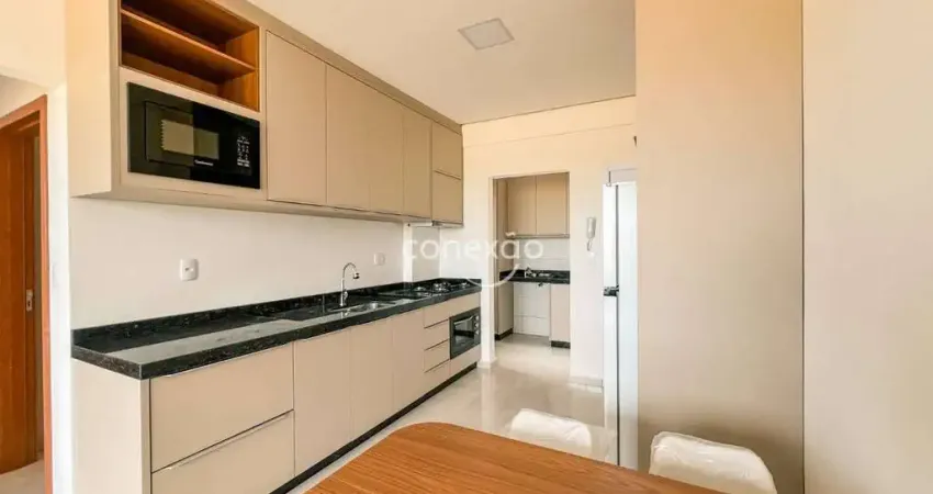 Apartamento mobiliado para locação com cozinha equipada, 2 quartos, biopark - toledo/pr