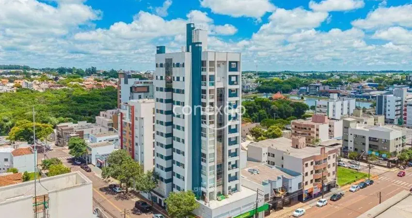 Cobertura à venda com vista lago, com 3 suítes, sendo uma suíte master, centro - toledo
