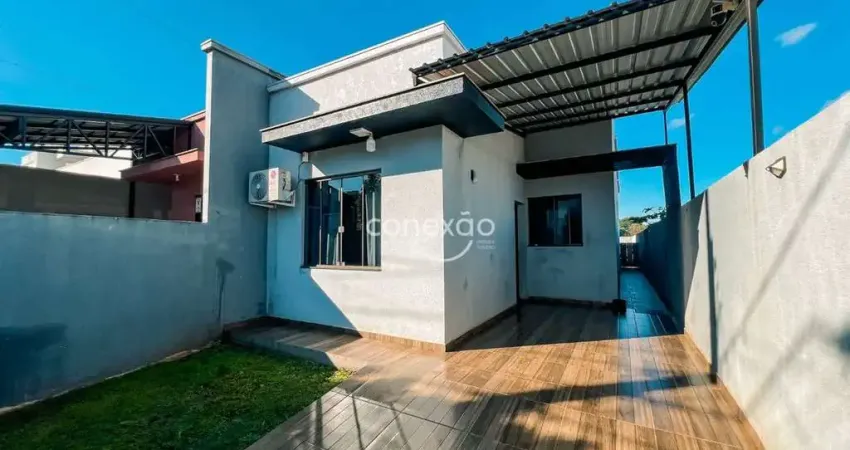Casa à venda com 1 suíte + 2 quartos, com sobra de terreno, jd concordia, toledo/pr
