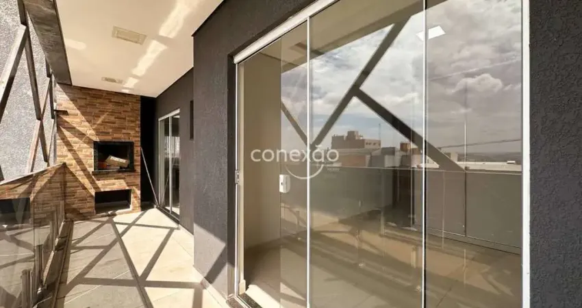 Apartamento semimobiliado com 1 suíte + 2 quartos, sacada com churrasqueira, centro - toledo/pr