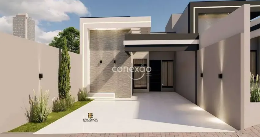 Casa à venda com 1 suíte + 2 quartos, jd. parizotto - toledo/pr