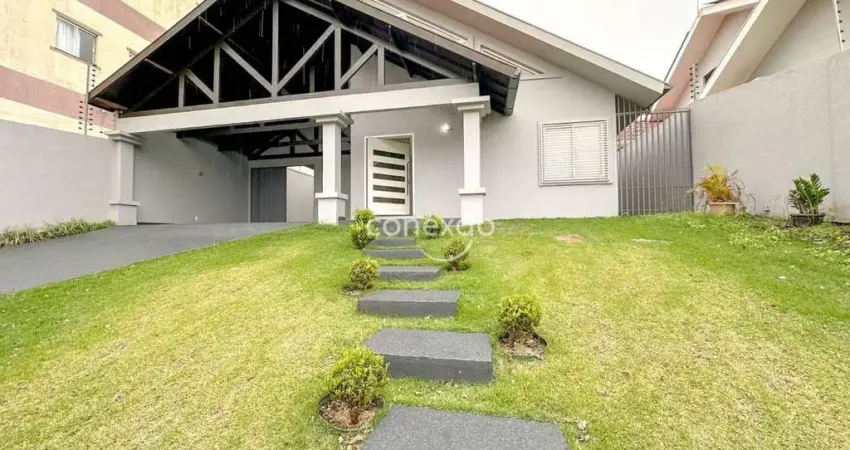 Casa para venda e locação semimobiliada com 1 suíte + 3 quartos, centro - toledo/pr