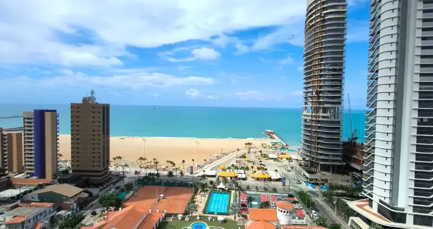 Ed Épic na Orla Marítima de Fortaleza com vista para o Mar e de frente ao aterro do Réveillon da Praia de Iracema