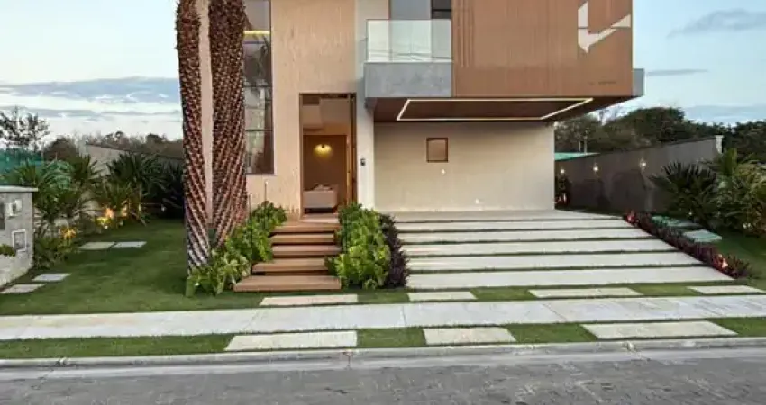 Lida casa decorada e projetada com piscina na Cidade Alpha Res. Ceará 1