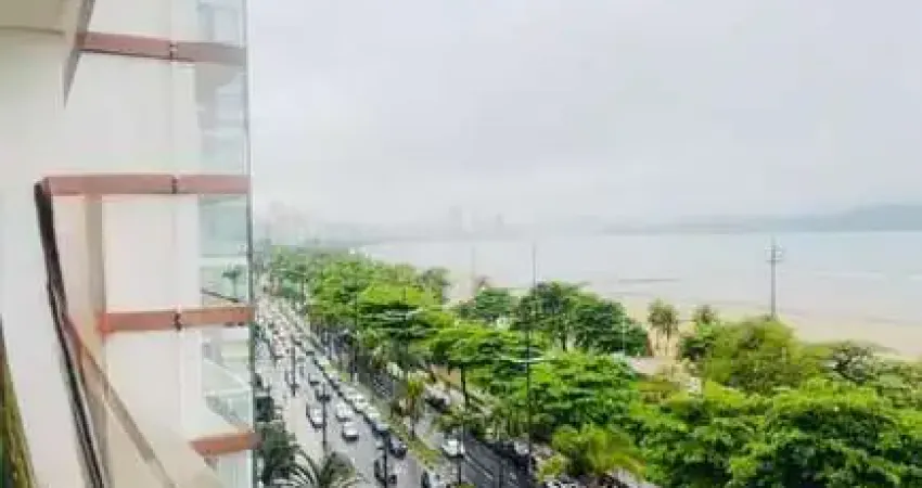 Linda vista mar! apartamento 3 quartos, sendo 1 suíte) na praia do gonzaga em santos. excelente para morar, passar temporada ou investir para alugar.