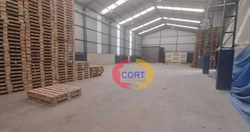 Galpão para alugar, 670 m² por r$ 17.000/mês - perobal - arujá/sp