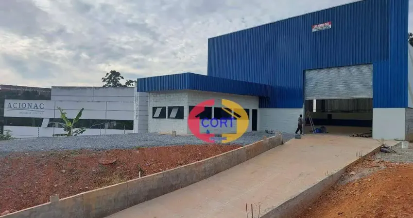 Galpão para alugar, 700 m² por r$ 16.000,00/mês - jardim jóia - arujá/sp