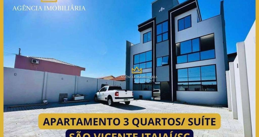 APARTAMENTO NOVO 3 QUARTOS/SUÍTE SÃO VIVENTE, ITAJAÍ