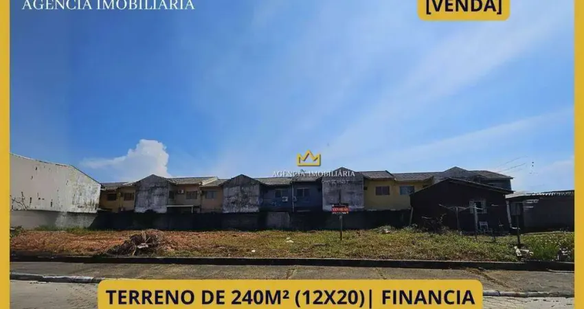 Terreno 240m² (12x20) portal ii espinheiros itajaí/sc, financia