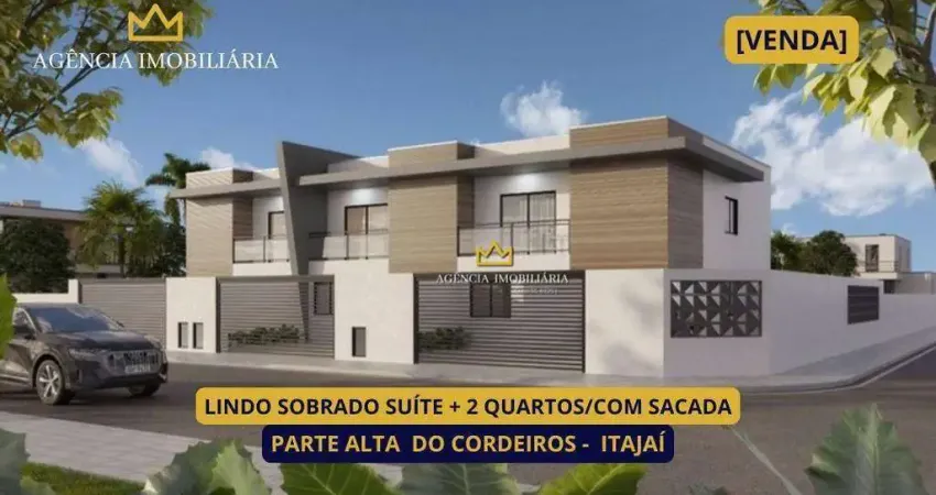 Sobrado com 3 dormitórios à venda, 140 m² por R$ 890.000,00 - Cordeiros - Itajaí/SC