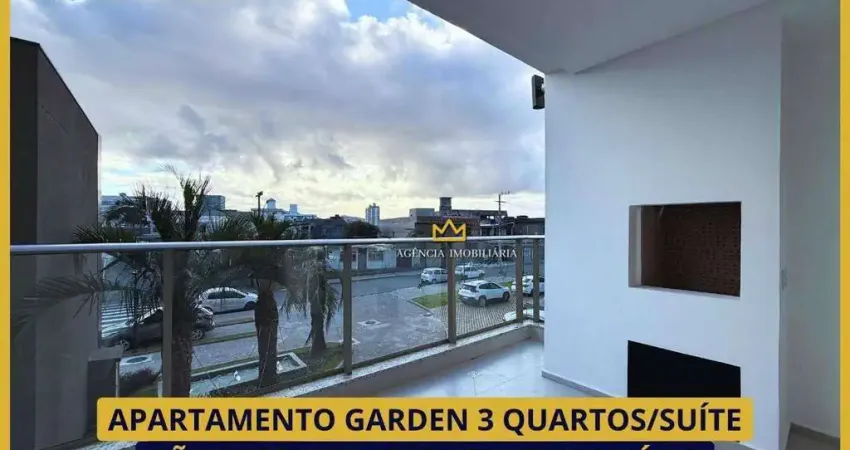 Apartamento garden 3 quartos com suíte  e 2 vagas - são vicente itajaí/sc