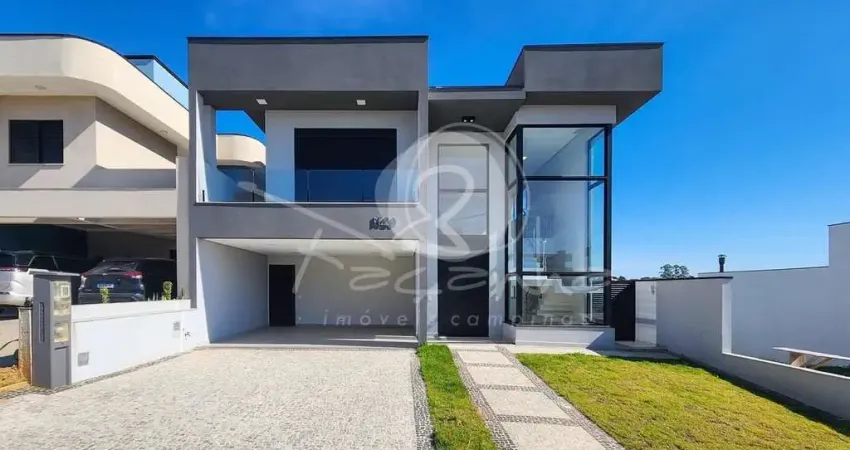 Casa a venda em condomínio na cidade de valinhos-sp, bairro roncaglia, 4 quartos, 4 suítes, 3 salas, 4 banheiros, 4 vagas de garagem, 280m² de área.