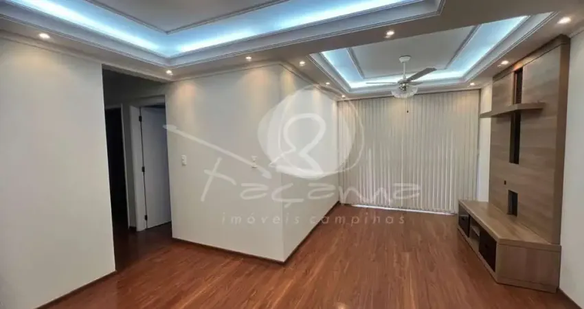 Aluguel de apartamento de 3 quartos na vila industrial, campinas-sp: 1 suite, 2 salas, 2 banheiros, 2 vagas de garagem.