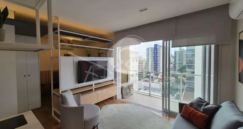 Apartamento novo mobiliado com 1 quarto para venda no cambuí - façanha imóveis campinas