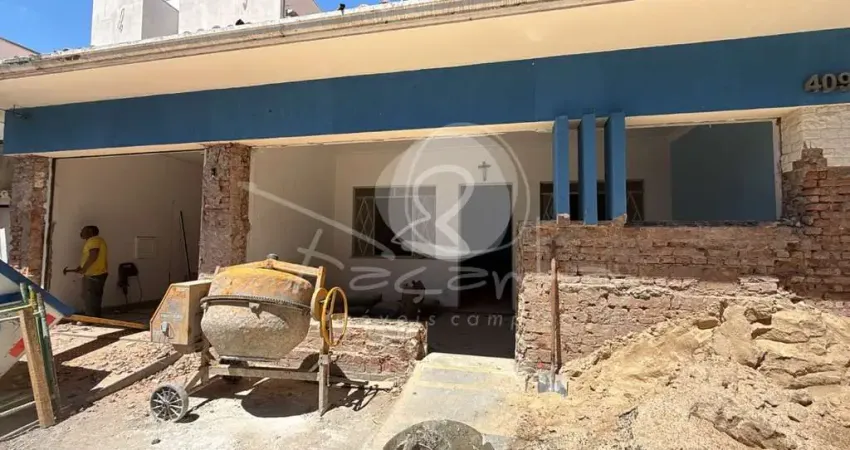 Casa comercial no guanabara, vila itapura em campinas, por r$ 10.000,00 - façanha imóveis campinas