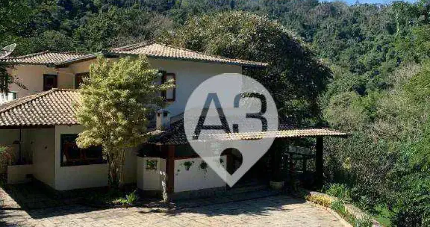 Casa à venda, 600 m² por r$ 3.600.000,00 - secretário - petrópolis/rj