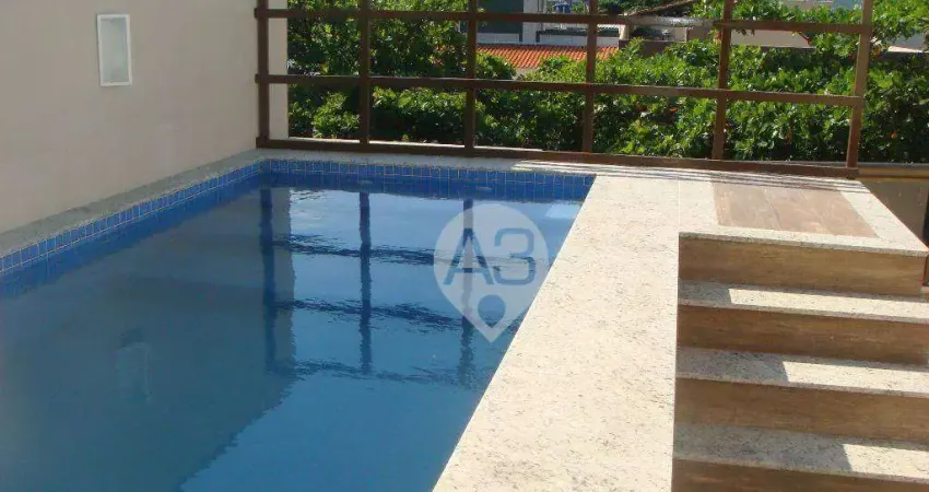 Cobertura com 6 dormitórios à venda, 460 m² por r$ 4.900.000,00 - jardim oceânico - rio de janeiro/rj