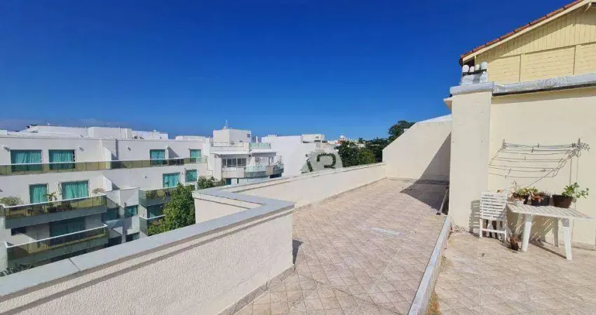 Cobertura com 4 dormitórios à venda, 274 m² por r$ 2.500.000,00 - jardim oceânico - rio de janeiro/rj