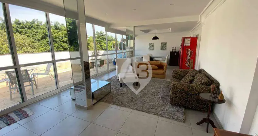 Cobertura com 4 dormitórios à venda, 436 m² por r$ 2.500.000,00 - jardim oceânico - rio de janeiro/rj