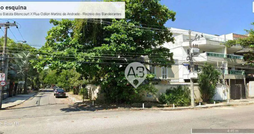 Terreno à venda, 595 m² por r$ 2.500.000,00 - recreio dos bandeirantes - rio de janeiro/rj