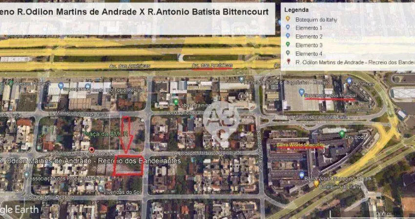 Terreno à venda, 2397 m² por r$ 6.985.000,00 - recreio dos bandeirantes - rio de janeiro/rj